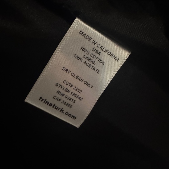 Trina Turk Chic Black and White Houndstooth Jacket classic elegant feminine - Picture 8 of 11